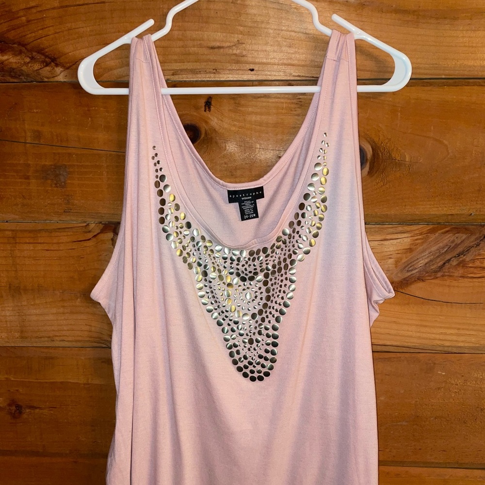 Apostrophe sleeves-less tank blouse size 24/26